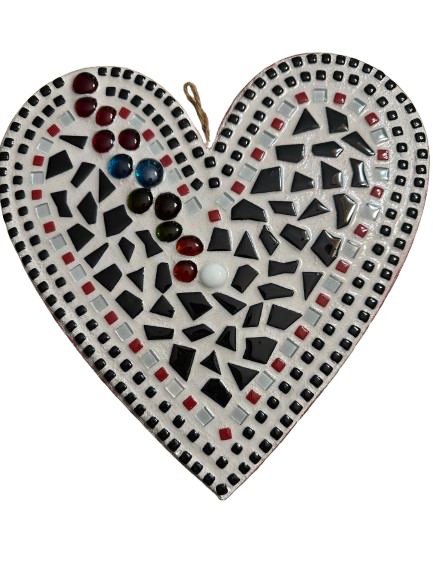 Mosaic Hanging Heart